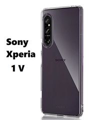 Sony Xperia 1 V 用 TPU ソフト クリアケース バックカバー 透明 保護ケース 衝撃吸収 落下防止 クリア