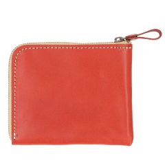 ☆ RED ☆ Native Creation L字ファスナー薄型財布 ミニ財布 レディース 日本製 本革 革 薄型財布 カード入れ 小銭入れ 財布 さいふ サイフ 薄い シンプル おしゃれ コンパクト 小さい ミニ Native Creation