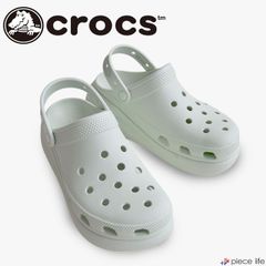 【2025新色追加】クロックス Crocs 正規取扱店 クラッシュ クロッグ Crash Clog サンダル メンズ レディース 厚底 軽量 耐水 22 23 24 25 26 27 28cm 3YF Mint Tint	ミント グリーン 緑 207521
