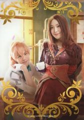 [중고]생사진(남성) 이데타쿠야(로마니·아키맨)·RiRiKA(레오나르도·다·빈치)/무릎 위·앉아·캐릭터 샷/무대[Fate/Grand Order THE STAGE -절대 마수 전선 바빌로니아-] 트레이딩 브로마이드
