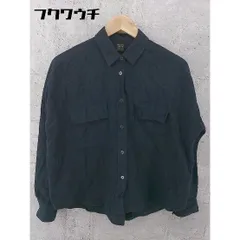 ◇ ◎ URBAN RESEARCH DOORS アーバンリサーチ ドアーズ 長袖 シャツ サイズO ネイビー レディース 【中古】 【1002801603335】