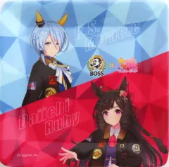 【中古】皿・ボウル ケイエスミラクル＆ダイイチルビー オリジナルプレート 「ウマ娘 プリティーダービー×サントリーBOSS」 対象商品購入特典
