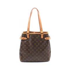 ルイ・ヴィトン LOUIS VUITTON トートバッグ バティニョール ヴェルティカル  M51153 PVCコーティングキャンバス レザー バティニョール・ヴェルティカル レディース Used A
