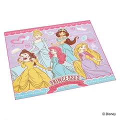 ランチクロス 43×43cm プリンセス24 （ ディズニープリンセス ナフキン ランチョンマット 弁当包み 三角巾 給食ナフキン お弁当箱 弁当 弁当箱 包み 入れ 子供用 幼稚園 保育園 給食 キッズ 正方形 子供 日本製 ）