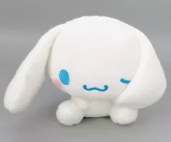 【中古】ぬいぐるみ シナモロール(A/片耳) かおかくしBIGぬいぐるみ 「シナモロール」