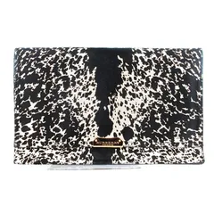 バーバリー BURBERRY プロサーム PRORSUM セカンドバッグ クラッチ フラップ スクエア ハラコ 総柄 ファー 茶系 ブラウン 鞄 ■SM1のサムネイル