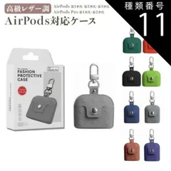 種類11：AirPods 第3世代/ブラウン エアポッズ AirPods保護ケース ワイヤレス イヤホンケース エアポッズケース ハイブランド風 耐衝撃 落下防止フック付き PUレザーカバー かわいい おしゃれ AirPods1 AirPods2 AirPodのサムネイル