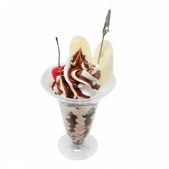 食品サンプル まいづる 実物大 スペシャル チョコ バナナ パフェ
