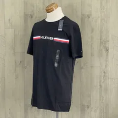 新品タグ付き TOMY HILFIGER トミーヒルフィガー Tシャツ ブラック Sサイズ ロゴ S/P 78J7337 BEI #44574 64376/ 在