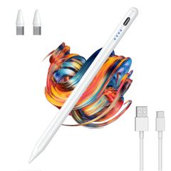 iPad対応 スタイラスペンパームリジェクション USB-C充電 軽量デザイン