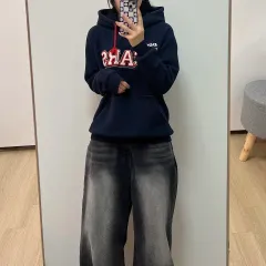 ウィパン 斗山ベアーズ ビッグロゴ フード付きTシャツ
