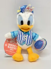 東京ディズニーリゾート ぬいぐるみバッジ ドナルド(青系/ストライプ)/DISNEY EASTER 2022