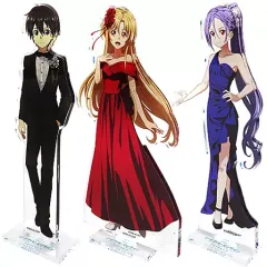 【中古】アクリルスタンド・アクリルパネル 全3種セット アクリルフィギュア 「くじ引き堂 劇場版 ソードアート・オンライン -プログレッシブ- 星なき夜のアリア オンラインくじ」 A賞