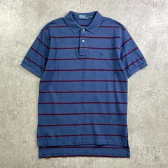 Polo by Ralph Lauren ポロバイラルフローレン ボーダーポロシャツ 鹿の子 メンズM 