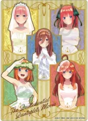 【中古】下敷き 集合C 「映画 五等分の花嫁 アールヌーボーアート B5下敷き」