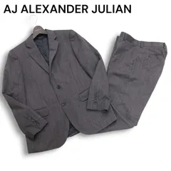 AJ ALEXANDER JULIAN アレキサンダージュリアン 通年 CORDURA生地★ セットアップ スーツ Sz.Y5　メンズ グレー ビジネスのサムネイル