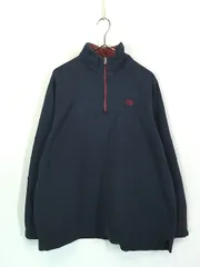 古着 90s USA製 TNF The North Face 「Ultra Wick」 ハーフジップ スウェット トレーナー L 古着 
