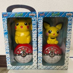 ポケットモンスター　タオルハンガークロック2種（ピカチュウ・ピチュー）