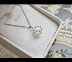 オクタヒドロン水晶入りネックレス✧天然石ペンダント