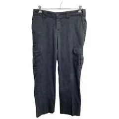 Dickies ワークパンツ W36 ディッキーズ スリムストレート カーゴパンツ ビッグサイズ ブラック 古着卸 アメリカ仕入 2405-1476