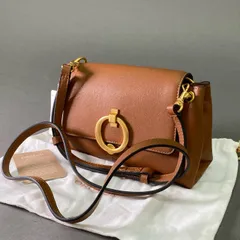 正規品☆半額以下】OROTON ショルダーラウンドバッグ レザーグレー