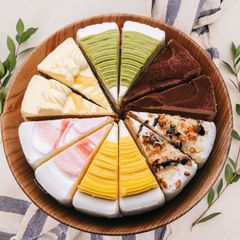6種のケーキセット 6号18cm 6種類各2カット合計12カット ギフト 誕生日ケーキ デコレーションケーキ ケーキ詰め合わせセット