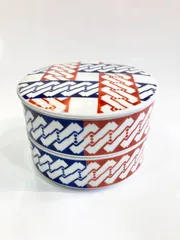 【新品】波佐見焼 二段重｜おせち料理 正月 重箱 和食器 おもてなし 行楽　蓋物のサムネイル