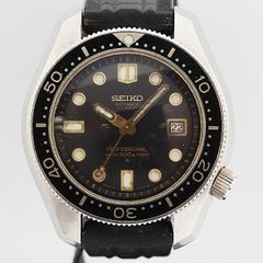 デッドストック級 稼働 セイコー プロフェッショナルダイバー 6159-7000 AT ブラック文字盤 メンズ腕時計 0012430 4ERT KMR ABC 15858