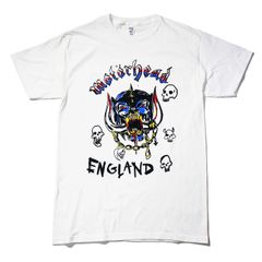 MOTORHEAD 正規品 新品 バンド Tシャツ Doodle Logo 白 半袖