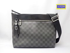 LOUIS VUITTON ルイ ヴィトン ダミエグラフィット ショルダーバッグ ミックPM N40003 シルバー金具 メッセンジャーバッグ 中古B+ 【送料無料】 A-8592【質屋出品】