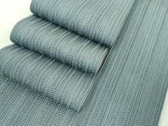 平和屋着物○九寸名古屋帯 紬地 刺繍 枝花文 金彩 正絹 逸品 未使用  