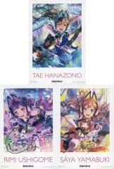 【中古】ポストカード [単品] 集合 箔押しサイン入りポストカード3種セット 「Switchソフト バンドリ! ガールズバンドパーティ! for Nintendo Switch」 GEO購入特典