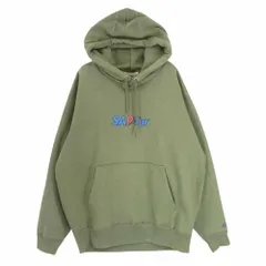 SAPEur グレー パーカー XXL フーディ SAPEur サプール ボックスロゴ プルオーバー スウェットパーカー