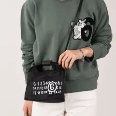 【訳あり】MM6 MAISON MARGIELA エムエムシックス メゾン マルジェラ バッグ ショルダーバッグ Japanese ジャパニーズ クロスボディバッグ SB6WD0026 P7184 レディース ユニセックス ブラック ナンバリングロゴ