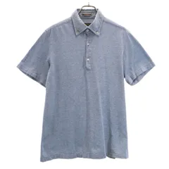 Paul Smith ポールスミス 半袖 ボタンダウン ポロシャツ M ネイビー メンズ 古着