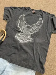 Harley-Davidson Tシャツ チャコールグレー US古着 古着