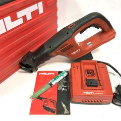 HILTI ヒルティ 充電式レシプロソー WSR36-A 本体 ケース 充電器付 バッテリー無し 36V 木 金属 解体作業 切断 コードレス 電動工具 △ DW3193のサムネイル