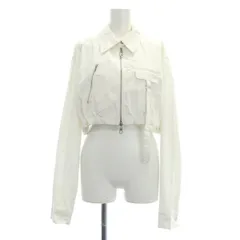 メゾンスペシャル MAISON SPECIAL 23SS メタルショートブルゾン ジップアップ コットン F 白 ホワイト /MY ■OSのサムネイル