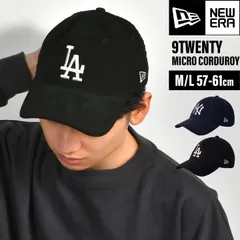 ニューエラ NEW ERA 9twenty Micro Corduroy コーデュロイ キャップ メンズ レディース MLB LA NY ドジャース ヤンキース 帽子 深め ロゴ ブランド 黒 ブラック ネイビー