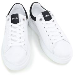 【BALR. / ボーラー】メンズ スニーカー (B1511.1036 WHITE/BLACK) ホワイト×ブラック 靴 24AW [新品] [訳あり1]