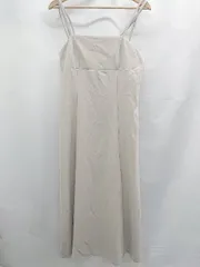 ◇ Θ natural couture マーメイド ロング丈 キャミソール ワンピース サイズF グレージュ系 レディース E  【1506110011879】のサムネイル