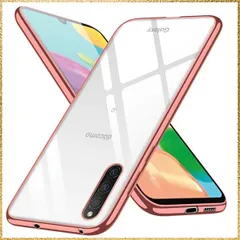 ☆彡送料無料でお届け☆彡Size:Galaxy A41_Color:ローズゴールド Galaxy A41 ケース クリア スリム tpu シリコン SC-41A SCV48 カバー 透明 薄型 耐衝撃 スマホケース ストラップホール付き 軽量 人気 保護カバー