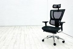 エルゴヒューマン フィット ヘッドレスト付き ergohuman 中古 中古チェア 高機能チェア メッシュ ブラック 【A000003463】