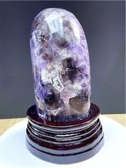 天然～愛の守護石～夢幻紫水晶アメジスト原石B86G3/121G01D