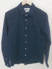 ◇ BARK MANHATTAN バーク マンハッタン 長袖 シャツ サイズL ネイビー メンズ  【中古】 【1207080007526】のサムネイル