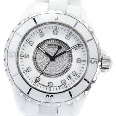 シャネル CHANEL H1759 J12  38mm 白セラミック センターダイヤ  自動巻き メンズ_874342