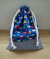 巾着袋 お着替え袋 体操服入れ 働く車 男の子