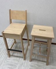 IKEA バースツール チェア ノッルオーケル ニルソッレ セット イケア　(担当　水谷)