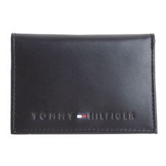 トミーヒルフィガー TOMMY HILFIGER 名刺入れ レザー ロゴ メンズ カードケース 31tl20x014 箱無し