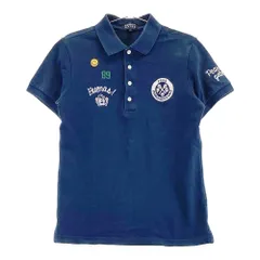 サイズ：3 PEARLY GATES パーリーゲイツ  半袖ポロシャツ  ネイビー系 [240101320843]# ゴルフウェア メンズ ストスト